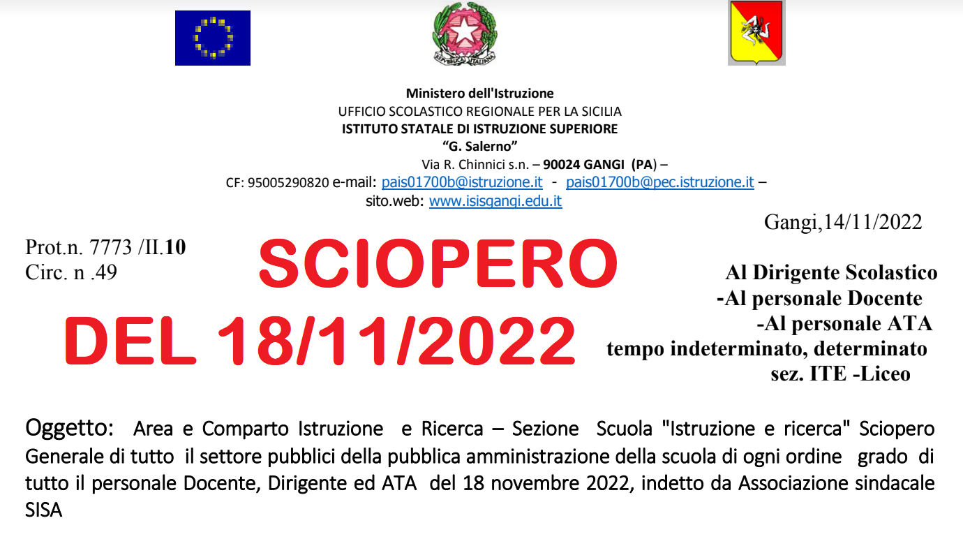 Sciopero 18112022